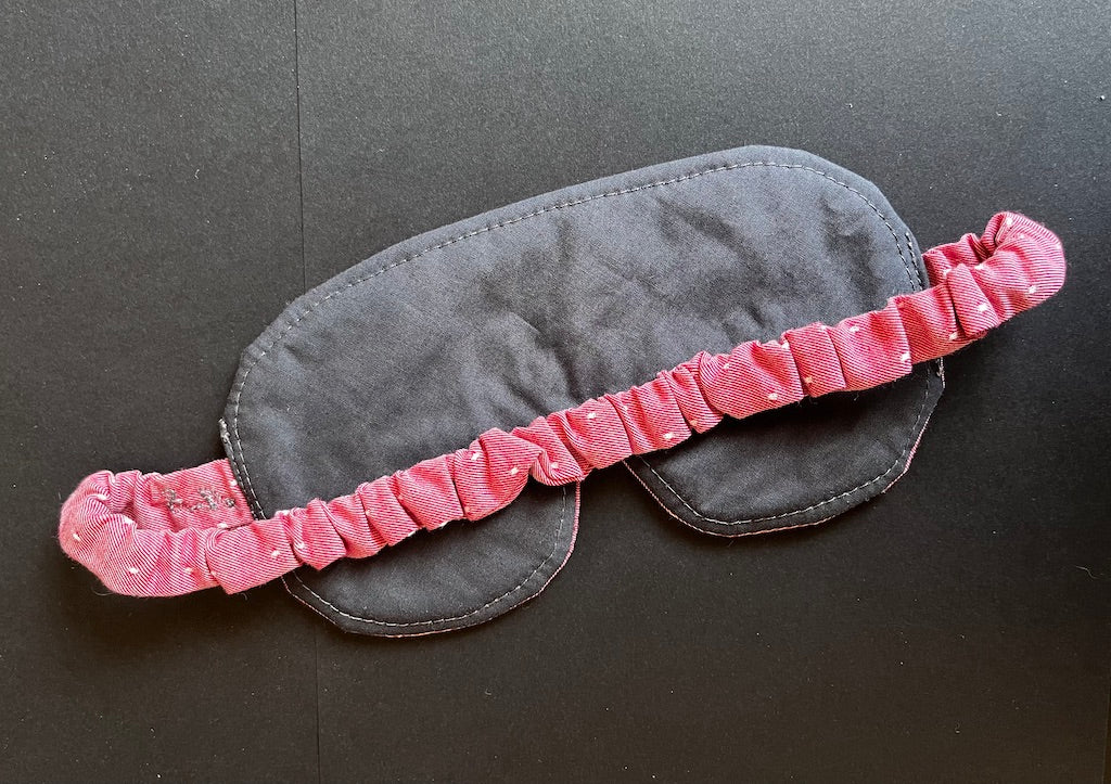 Handmade Sleep Mask – Hand-Embroidered Eyes