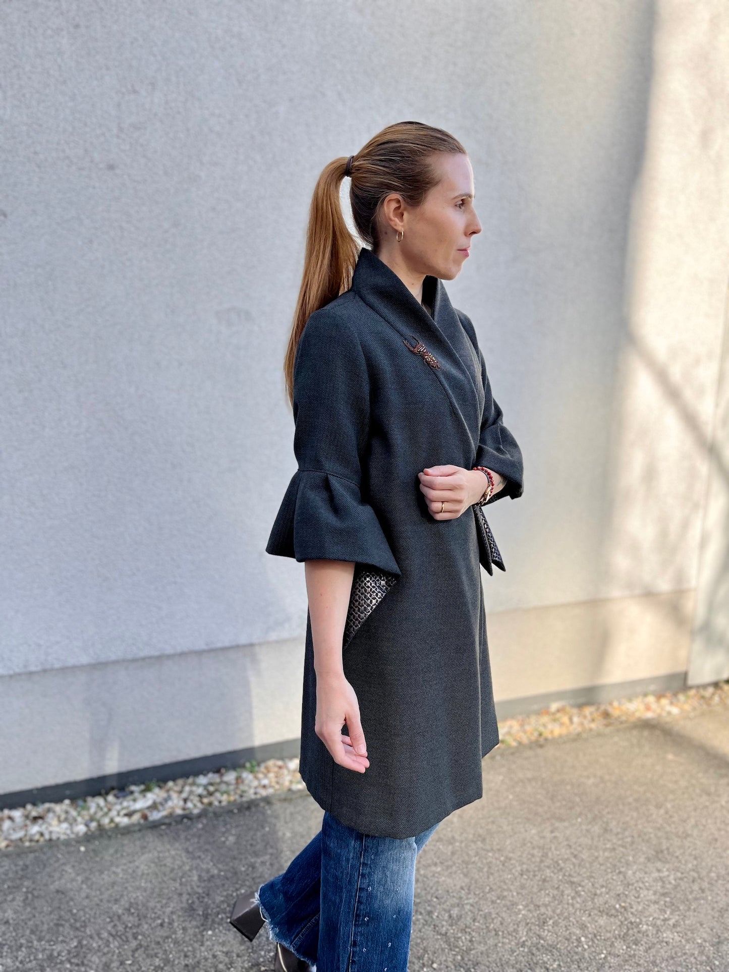 Light Wrap Dress Coat