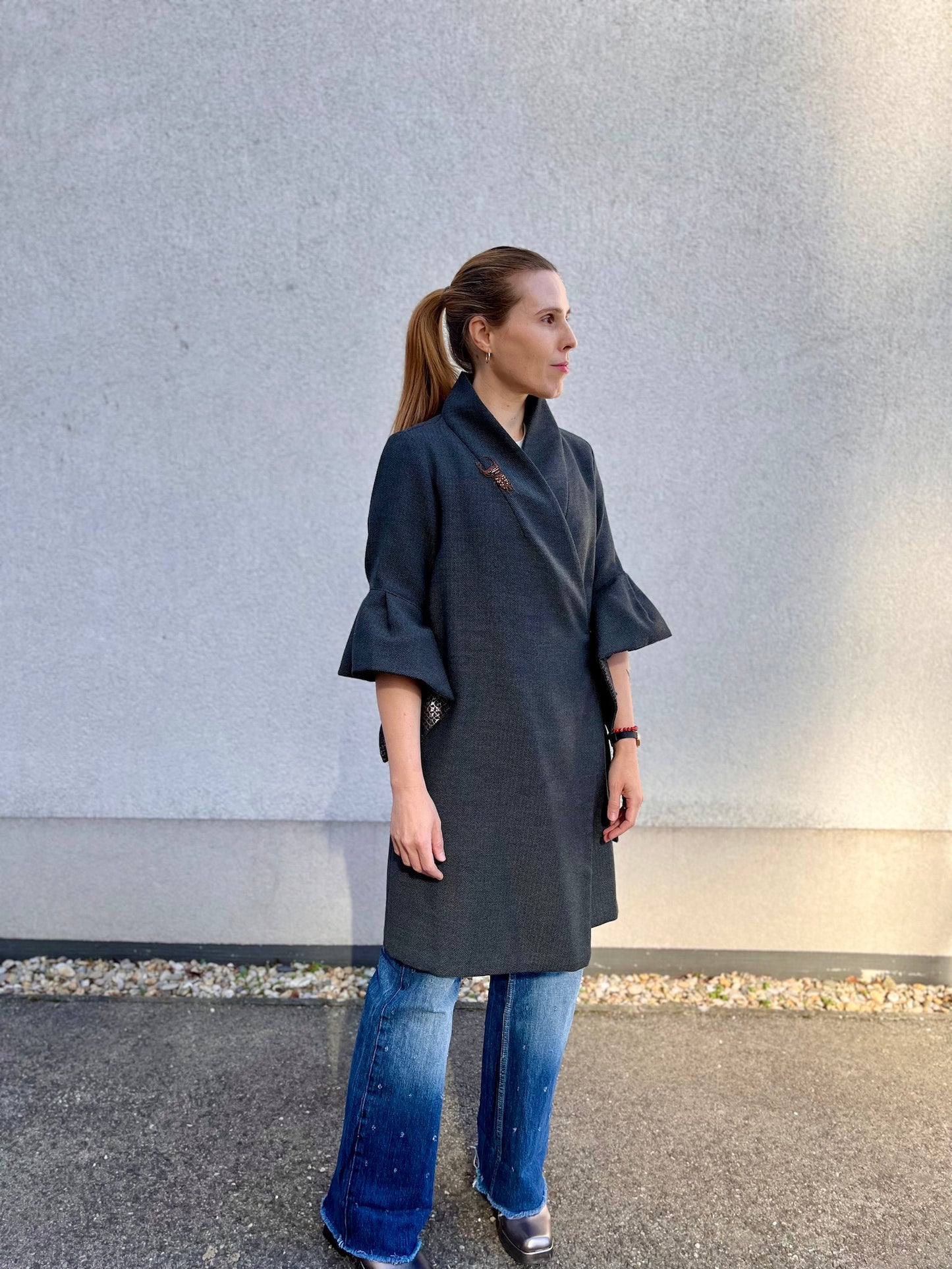 Light Wrap Dress Coat