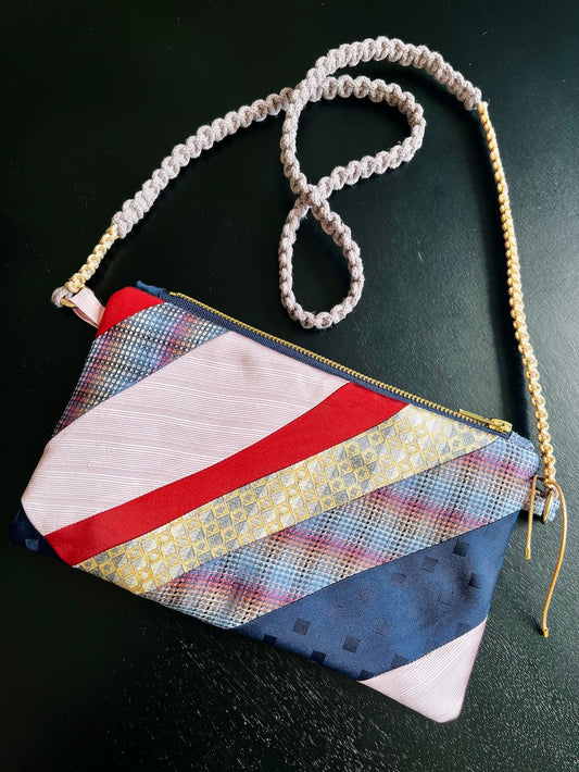 Recycled Silk Tie Bag