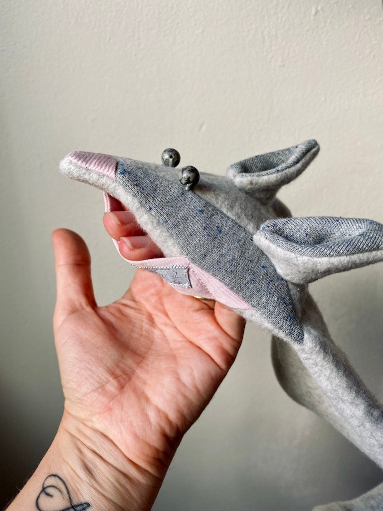 Animal Scarf for Women from Organic Cotton – Arctic Fox