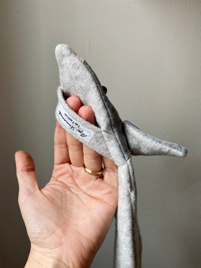 Animal Scarf for Women from Organic Cotton – Arctic Fox