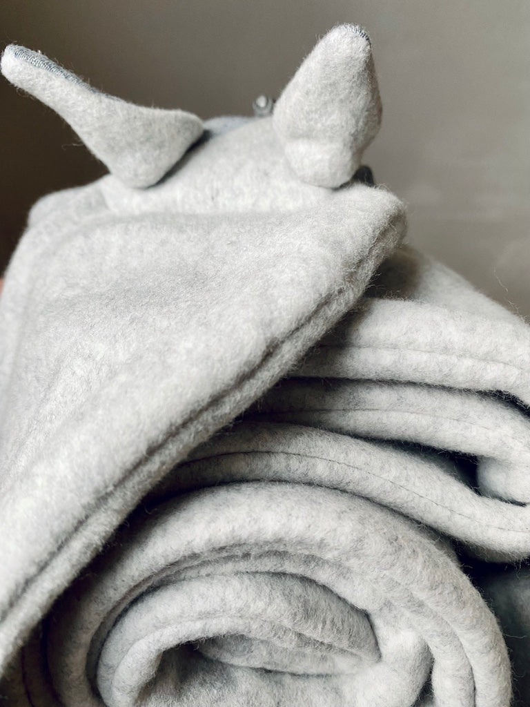 Animal Scarf for Women from Organic Cotton – Arctic Fox