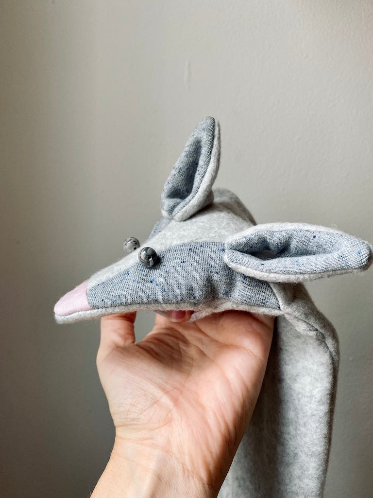 Animal Scarf for Women from Organic Cotton – Arctic Fox